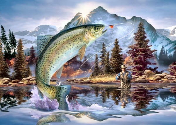 Eurographics Puzzle Ocean Colors 1000-Piece Puzzle By Howard